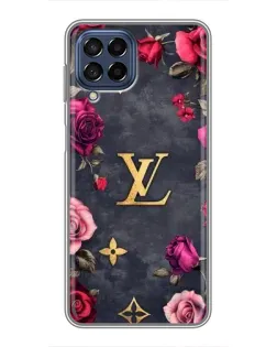 Чехол для Samsung Galaxy M53 (5G) (M536B) с картинкой «Цветочный Louis Vuitton»