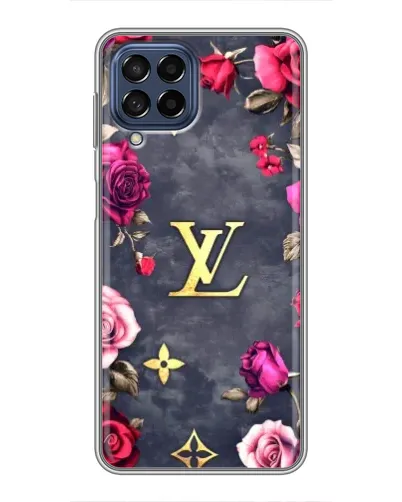 Чехол для Samsung Galaxy M53 (5G) (M536B) с картинкой «Цветочный Louis Vuitton»