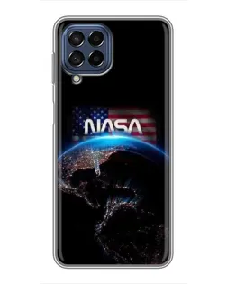 Чехол для Samsung Galaxy M53 (5G) (M536B) с картинкой «Земля из космоса NASA» Чехол для Samsung Galaxy M53 (5G) (M536B) с картинкой «Земля из космоса NASA»