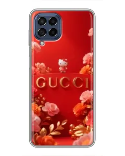 Чехол для Samsung Galaxy M53 (5G) (M536B) с картинкой «Gucci — золотой сад»