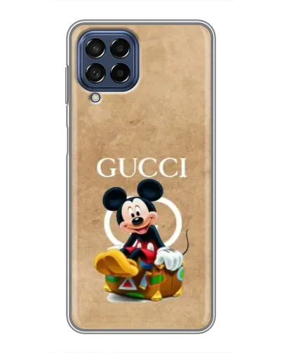 Чехол для Samsung Galaxy M53 (5G) (M536B) с картинкой «Микки Маус Gucci — крафт»