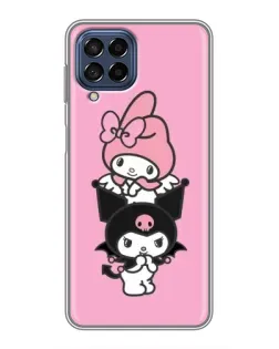 Чехол для Samsung Galaxy M53 (5G) (M536B) с картинкой «My Melody и Kuromi» Чехол для Samsung Galaxy M53 (5G) (M536B) с картинкой «My Melody и Kuromi»