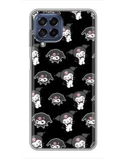 Чехол для Samsung Galaxy M53 (5G) (M536B) с картинкой «Черный паттерн Kuromi» Чехол для Samsung Galaxy M53 (5G) (M536B) с картинкой «Черный паттерн Kuromi»