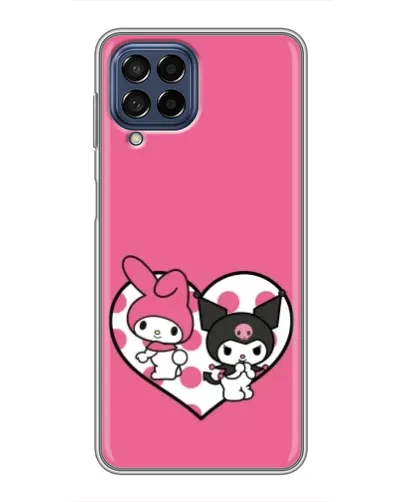 Чехол для Samsung Galaxy M53 (5G) (M536B) с картинкой «Kuromi и My Melody»