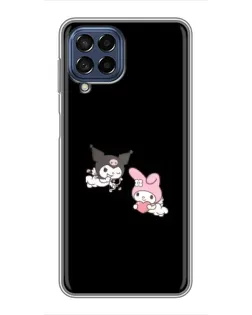 Чехол для Samsung Galaxy M53 (5G) (M536B) с картинкой «My Melody и Kuromi» Чехол для Samsung Galaxy M53 (5G) (M536B) с картинкой «My Melody и Kuromi»