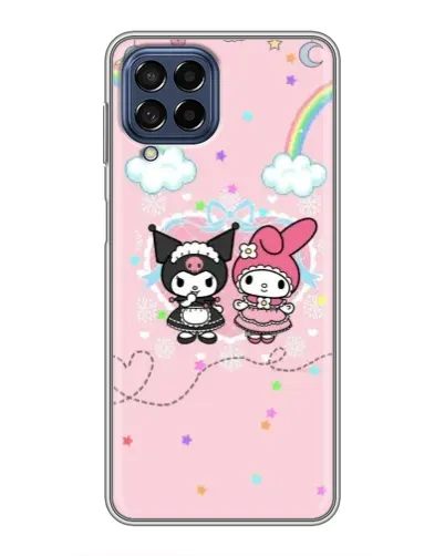 Чехол для Samsung Galaxy M53 (5G) (M536B) с картинкой «My Melody и Kuromi»