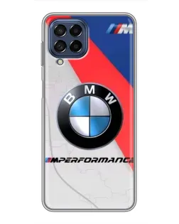 Чехол для Samsung Galaxy M53 (5G) (M536B) с картинкой «BMW Performance стиль» Чехол для Samsung Galaxy M53 (5G) (M536B) с картинкой «BMW Performance стиль»