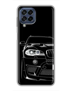 Чехол для Samsung Galaxy M53 (5G) (M536B) с картинкой «Темный силуэт BMW» Чехол для Samsung Galaxy M53 (5G) (M536B) с картинкой «Темный силуэт BMW»