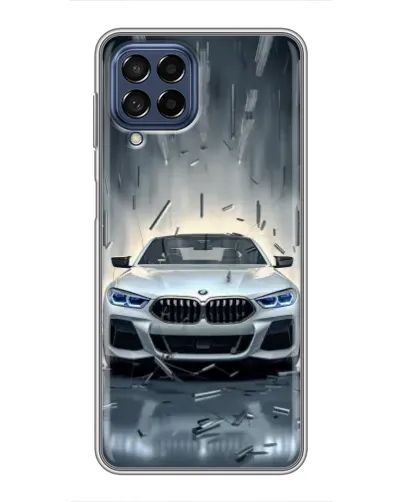 Чехол для Samsung Galaxy M53 (5G) (M536B) с картинкой «BMW в свете фар»