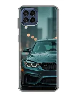 Чехол для Samsung Galaxy M53 (5G) (M536B) с картинкой «BMW в огнях города» Чехол для Samsung Galaxy M53 (5G) (M536B) с картинкой «BMW в огнях города»