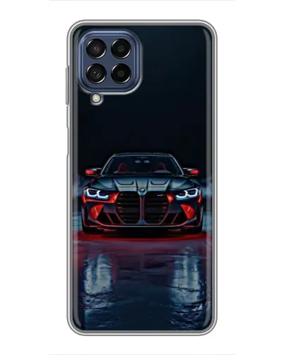 Чехол для Samsung Galaxy M53 (5G) (M536B) с картинкой «BMW на мокрой дороге»