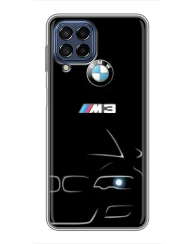Чехол для Samsung Galaxy M53 (5G) (M536B) с картинкой «Минималистичный принт BMW M3»