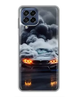 Чехол для Samsung Galaxy M53 (5G) (M536B) с картинкой «BMW в дыму» Чехол для Samsung Galaxy M53 (5G) (M536B) с картинкой «BMW в дыму»