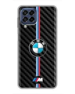 Чехол для Samsung Galaxy M53 (5G) (M536B) с картинкой «Эмблема BMW и карбон» Чехол для Samsung Galaxy M53 (5G) (M536B) с картинкой «Эмблема BMW и карбон»
