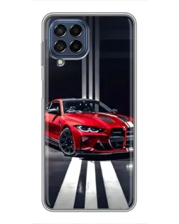 Чехол для Samsung Galaxy M53 (5G) (M536B) с картинкой «Красная BMW на дороге» Чехол для Samsung Galaxy M53 (5G) (M536B) с картинкой «Красная BMW на дороге»