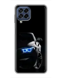 Чехол для Samsung Galaxy M53 (5G) (M536B) с картинкой «BMW — ночной взгляд» Чехол для Samsung Galaxy M53 (5G) (M536B) с картинкой «BMW — ночной взгляд»
