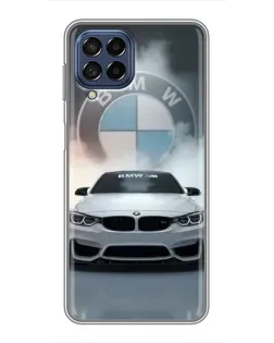 Чехол для Samsung Galaxy M53 (5G) (M536B) с картинкой «BMW в белом дыму» Чехол для Samsung Galaxy M53 (5G) (M536B) с картинкой «BMW в белом дыму»