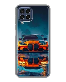 Чехол для Samsung Galaxy M53 (5G) (M536B) с картинкой «BMW — золотая эмблема» Чехол для Samsung Galaxy M53 (5G) (M536B) с картинкой «BMW — золотая эмблема»