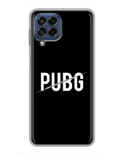 Чехол для Samsung Galaxy M53 (5G) (M536B) с картинкой «PUBG — белый логотип» Чехол для Samsung Galaxy M53 (5G) (M536B) с картинкой «PUBG — белый логотип»