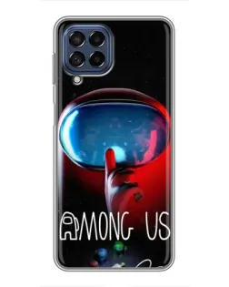 Чехол для Samsung Galaxy M53 (5G) (M536B) с картинкой «Красный импостер — макро» Чехол для Samsung Galaxy M53 (5G) (M536B) с картинкой «Красный импостер — макро»