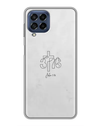 Чехол для Samsung Galaxy M53 (5G) (M536B) с картинкой «Иоанна 3:16 Крест» Чехол для Samsung Galaxy M53 (5G) (M536B) с картинкой «Иоанна 3:16 Крест»