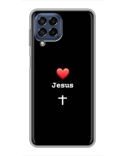 Чехол для Samsung Galaxy M53 (5G) (M536B) с картинкой «Сердце - Jesus» Чехол для Samsung Galaxy M53 (5G) (M536B) с картинкой «Сердце - Jesus»