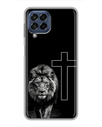 Чехол для Samsung Galaxy M53 (5G) (M536B) с картинкой «Лев и Крест» Чехол для Samsung Galaxy M53 (5G) (M536B) с картинкой «Лев и Крест»
