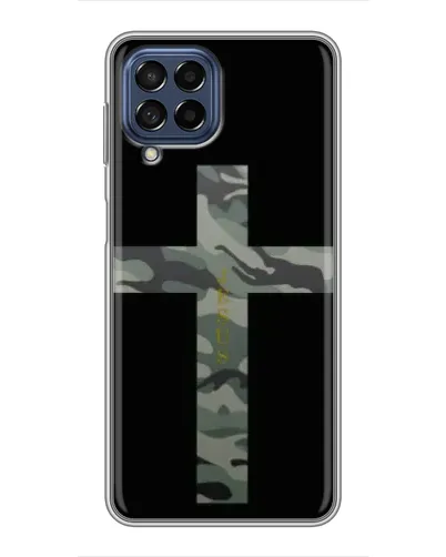 Чехол для Samsung Galaxy M53 (5G) (M536B) с картинкой «Милитари Крест» Чехол для Samsung Galaxy M53 (5G) (M536B) с картинкой «Милитари Крест»