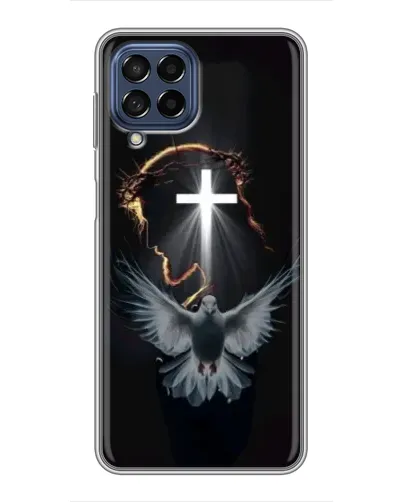 Чехол для Samsung Galaxy M53 (5G) (M536B) с картинкой «Голубь и Свет» Чехол для Samsung Galaxy M53 (5G) (M536B) с картинкой «Голубь и Свет»