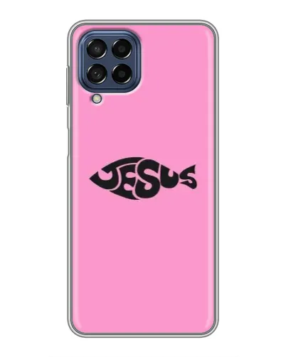 Чехол для Samsung Galaxy M53 (5G) (M536B) с картинкой «Розовый символ Jesus» Чехол для Samsung Galaxy M53 (5G) (M536B) с картинкой «Розовый символ Jesus»