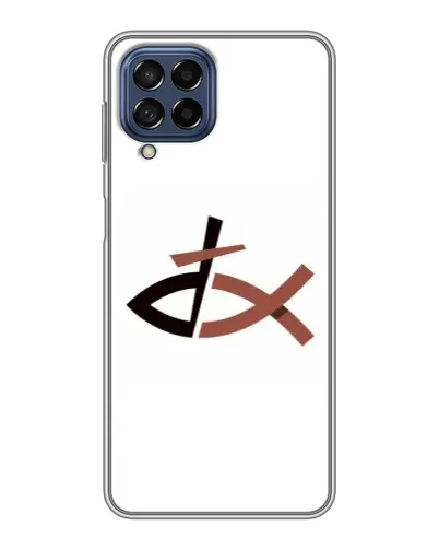 Чехол для Samsung Galaxy M53 (5G) (M536B) с картинкой «Рыба и крест» Чехол для Samsung Galaxy M53 (5G) (M536B) с картинкой «Рыба и крест»