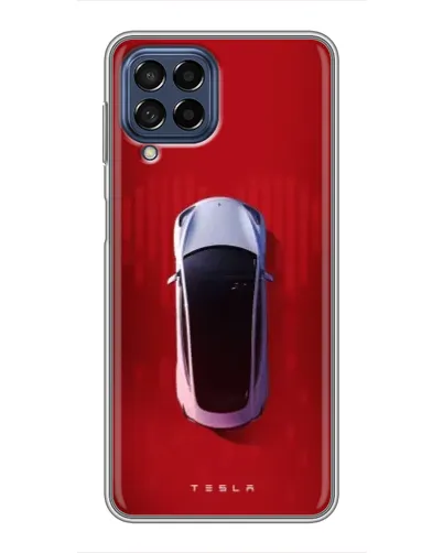 Чехол для Samsung Galaxy M53 (5G) (M536B) с картинкой «Tesla Top View»