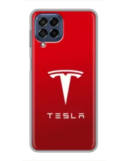 Чехол для Samsung Galaxy M53 (5G) (M536B) с картинкой «Tesla Red Classic»