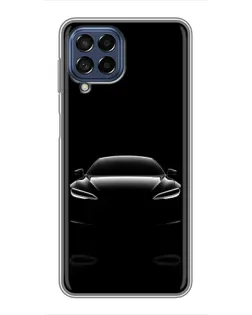 Чехол для Samsung Galaxy M53 (5G) (M536B) с картинкой «Силуэт Tesla Night»