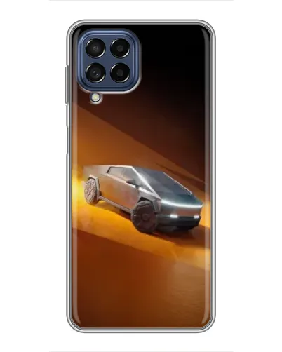 Чехол для Samsung Galaxy M53 (5G) (M536B) с картинкой «Cybertruck в пустыне»