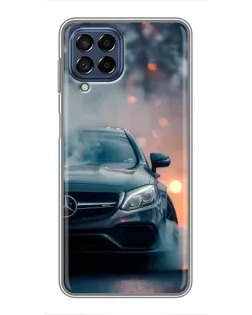 Чехол для Samsung Galaxy M53 (5G) (M536B) с картинкой «Mercedes — ночной город» Чехол для Samsung Galaxy M53 (5G) (M536B) с картинкой «Mercedes — ночной город»