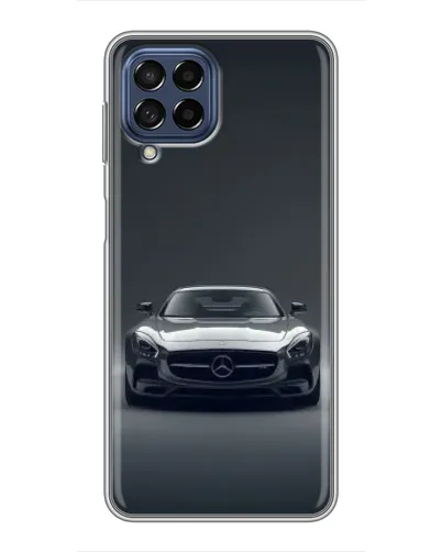 Чехол для Samsung Galaxy M53 (5G) (M536B) с картинкой «Mercedes на черном»