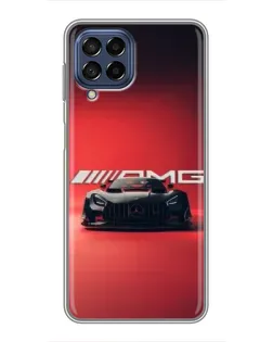 Чехол для Samsung Galaxy M53 (5G) (M536B) с картинкой «Mercedes AMG — красная линия»
