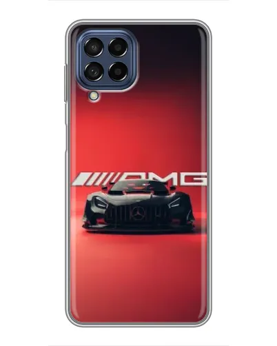 Чехол для Samsung Galaxy M53 (5G) (M536B) с картинкой «Mercedes AMG — красная линия»
