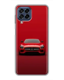 Чехол для Samsung Galaxy M53 (5G) (M536B) с картинкой «Красный Mercedes AMG»