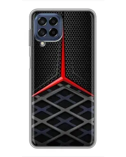 Чехол для Samsung Galaxy M53 (5G) (M536B) с картинкой «Mercedes Carbon Grid»