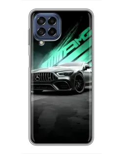 Чехол для Samsung Galaxy M53 (5G) (M536B) с картинкой «Темный Mercedes AMG»