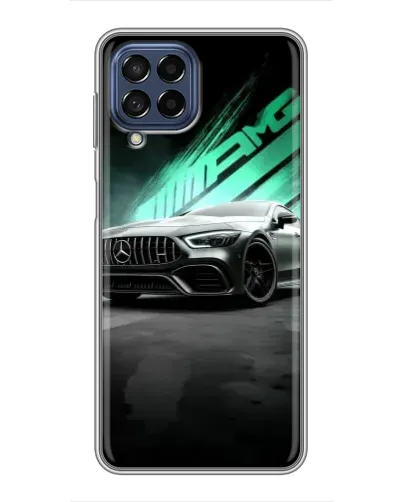 Чехол для Samsung Galaxy M53 (5G) (M536B) с картинкой «Темный Mercedes AMG»