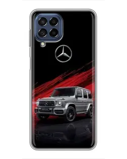 Чехол для Samsung Galaxy M53 (5G) (M536B) с картинкой «Mercedes G-Class красный»