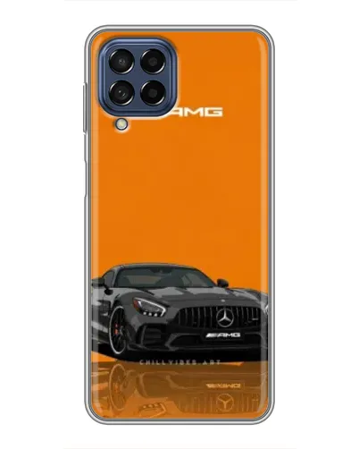 Чехол для Samsung Galaxy M53 (5G) (M536B) с картинкой «Оранжевый Mercedes AMG»
