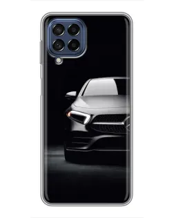 Чехол для Samsung Galaxy M53 (5G) (M536B) с картинкой «Свет фар Mercedes»