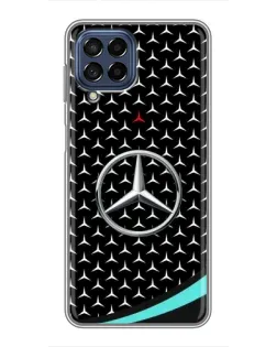 Чехол для Samsung Galaxy M53 (5G) (M536B) с картинкой «Mercedes — бирюзовый акцент»
