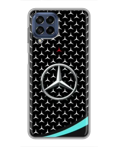 Чехол для Samsung Galaxy M53 (5G) (M536B) с картинкой «Mercedes — бирюзовый акцент»