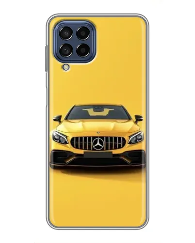 Чехол для Samsung Galaxy M53 (5G) (M536B) с картинкой «Желтый Mercedes GT»