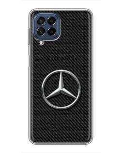 Чехол для Samsung Galaxy M53 (5G) (M536B) с картинкой «Карбоновый Mercedes стиль» Чехол для Samsung Galaxy M53 (5G) (M536B) с картинкой «Карбоновый Mercedes стиль»